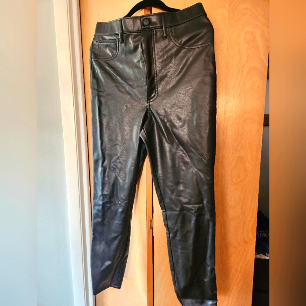 Abercrombie Pleather Pants - Size L
